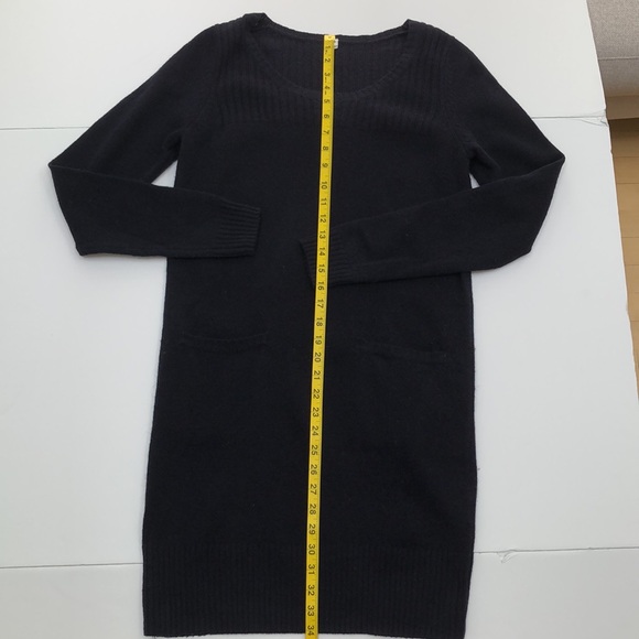 Muji - Wool and Alpaca dress - navy - S - Picture 6 of 8